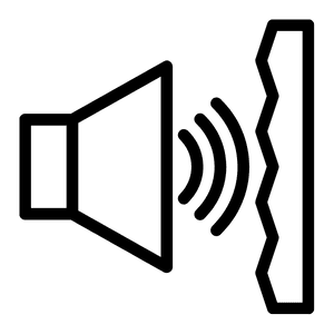 Støyreduksjon ikon