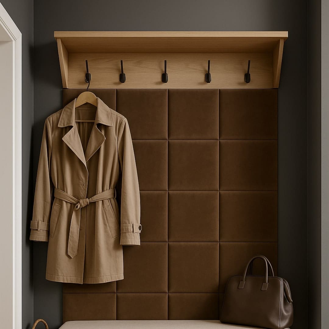 Tilpassbare fløyelspaneler for moderne interiør